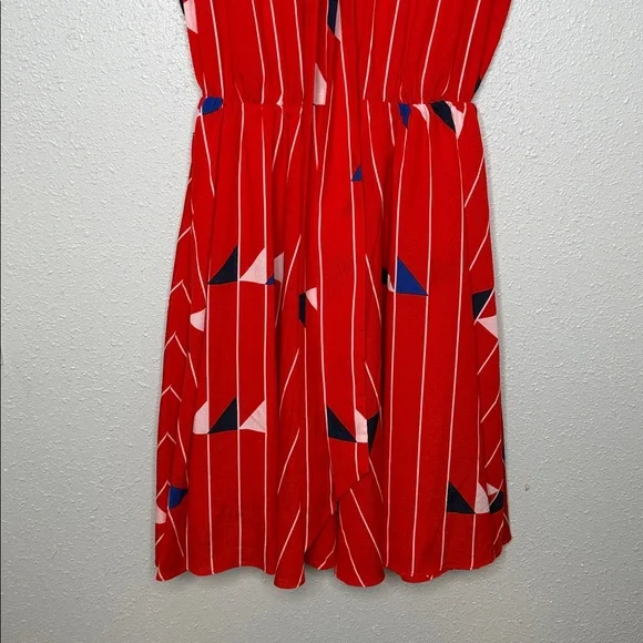 Molly Bracken Red Sleeveless Mini A-Line Dress Size Small - Picture 4 of 7